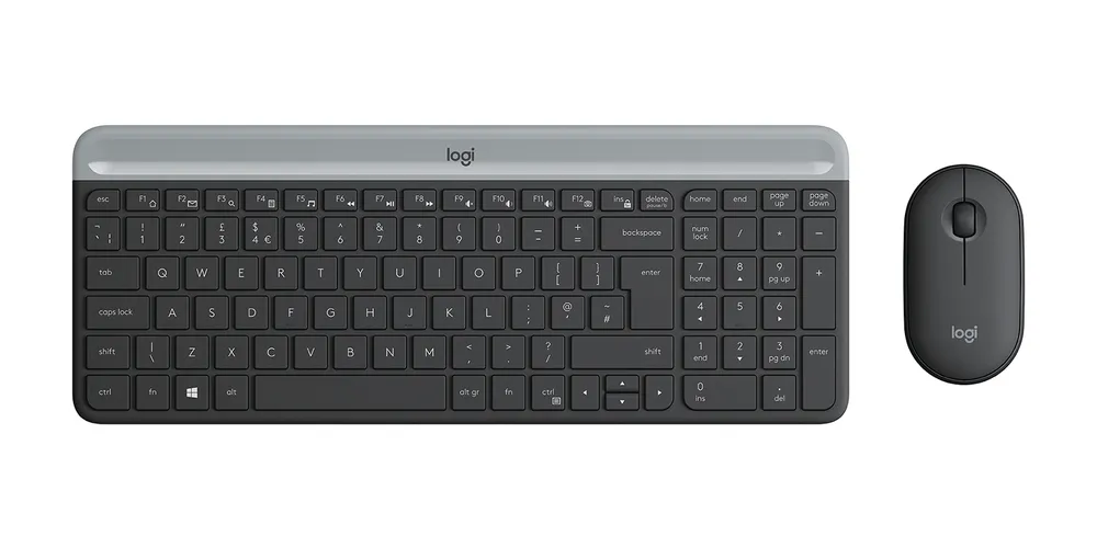 Logitech Slim Wireless Combo MK470 | 920-009264 | Tastatur-und-Maus-Set