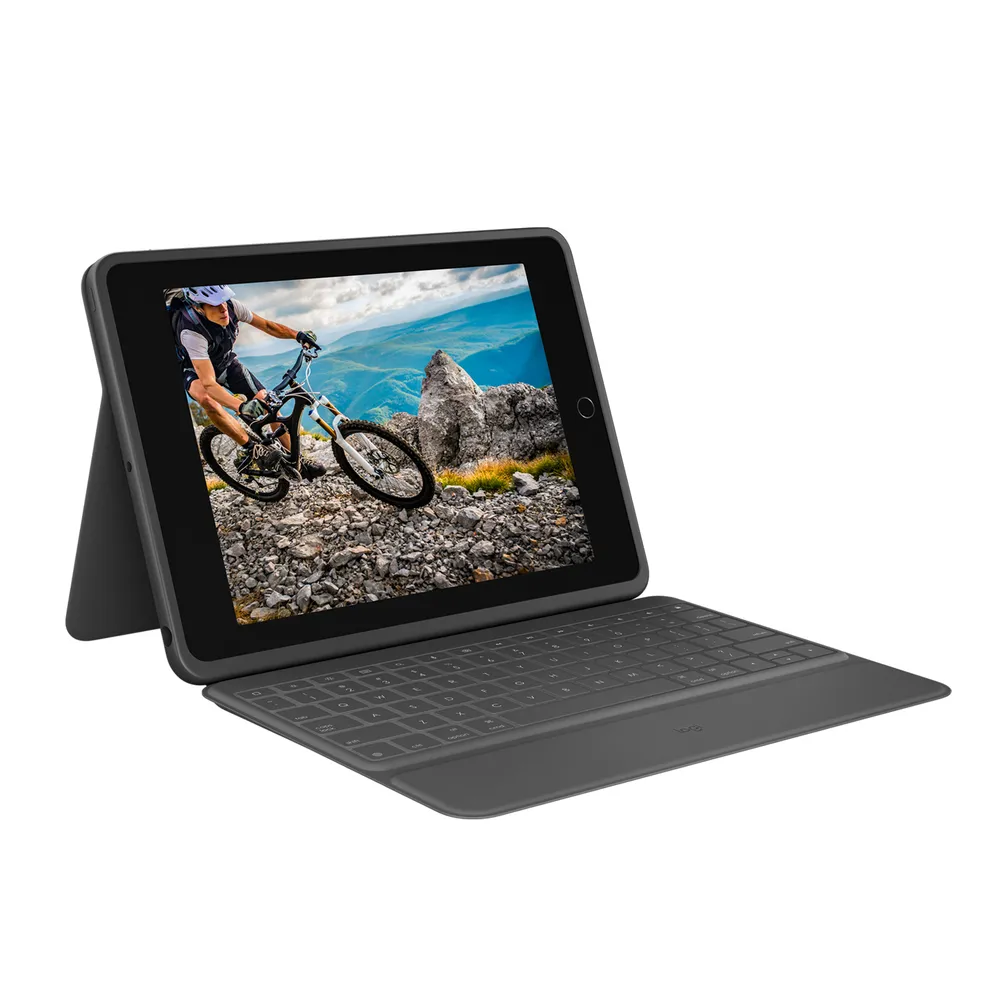 Logitech Rugged Folio | 920-009317 | Tastatur und Foliohülle - Apple Smart connector