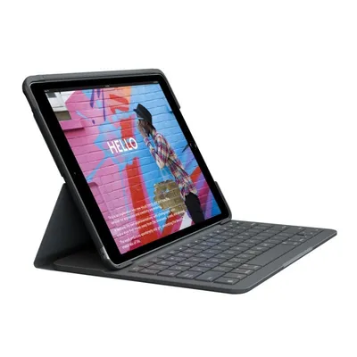 Logitech Slim Folio QWERTY Spanisch Bluetooth Graphit