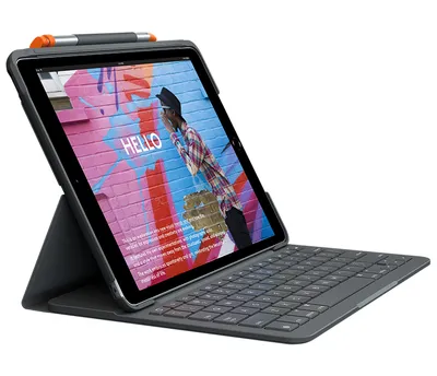 Logitech Slim Folio | 920-009479 | Tastatur und Foliohülle - kabellos