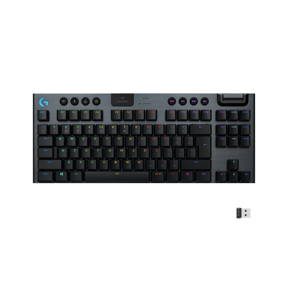 Logitech G G915 TKL Tenkeyless LIGHTSPEED Wireless RGB Mechanical Gaming Keyboard | 920-009520 | Kabelgebunden - US