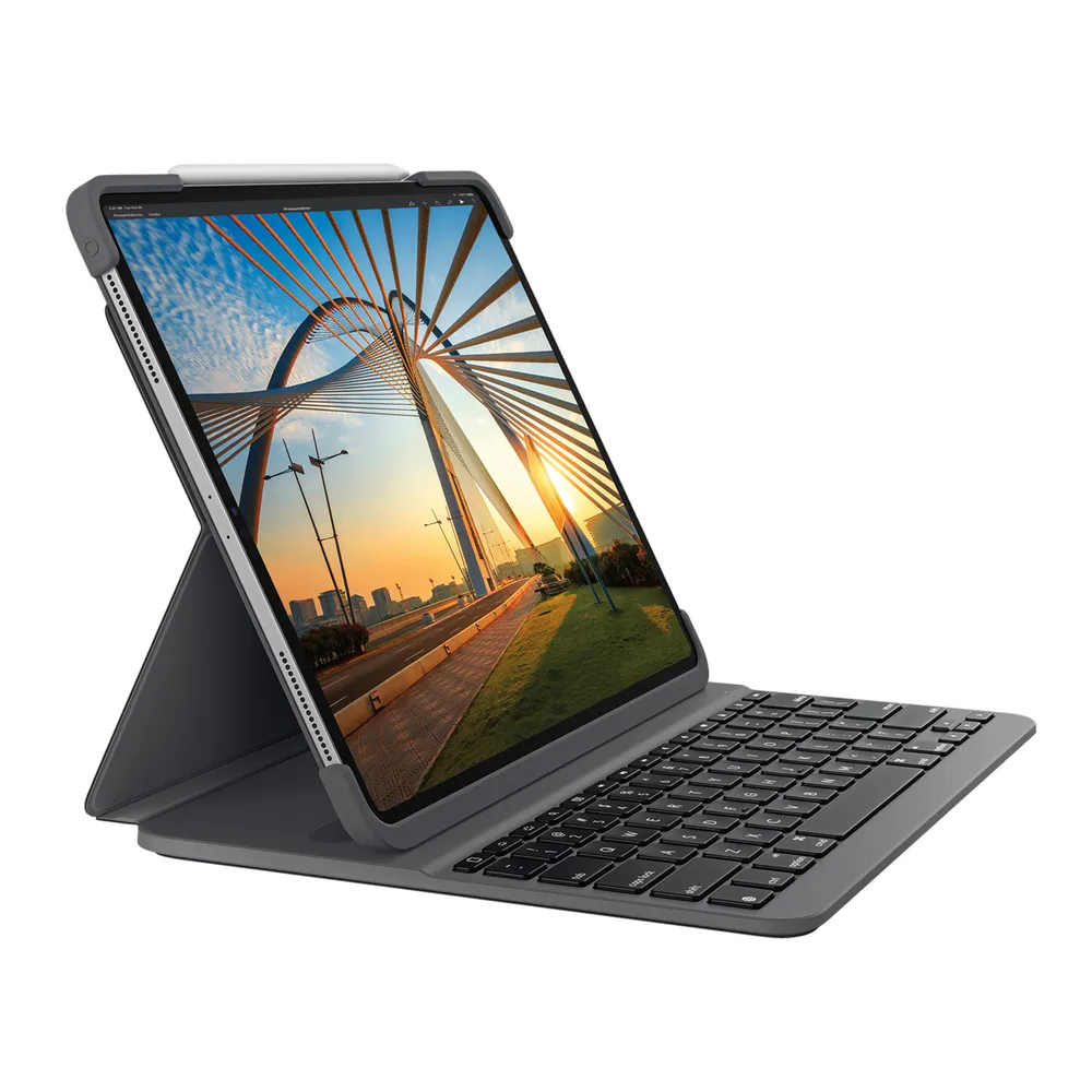 Logitech Slim Folio Pro f/ Pro12.9 | 920-009705 | AZERTY - Französisch