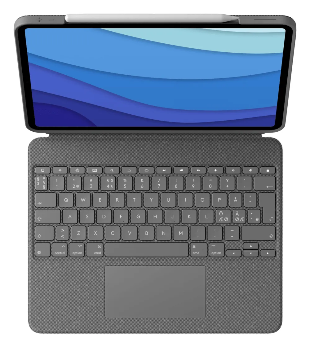 Logitech Combo Touch | 920-010213 | Tastatur und Foliohülle - mit Trackpad
