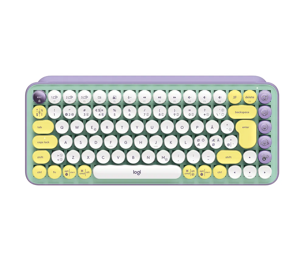 Logitech POP Keys Wireless Mechanical Keyboard With Emoji Keys | 920-010732 | Mini - Kabellos