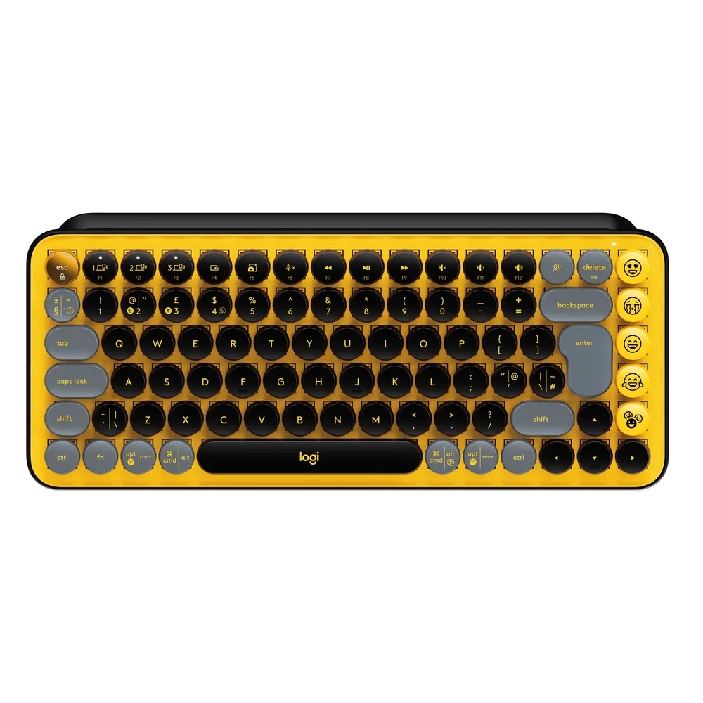 Logitech POP Keys Wireless Mechanical Keyboard With Emoji Keys | 920-010735 | Mini - Kabellos