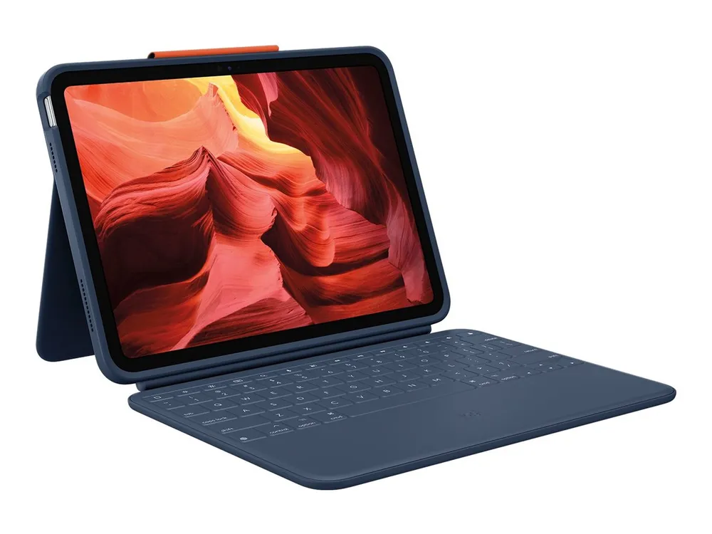 Logitech Rugged Combo 4 | 920-011193 | Tastatur und Foliohülle - Apple Smart connector