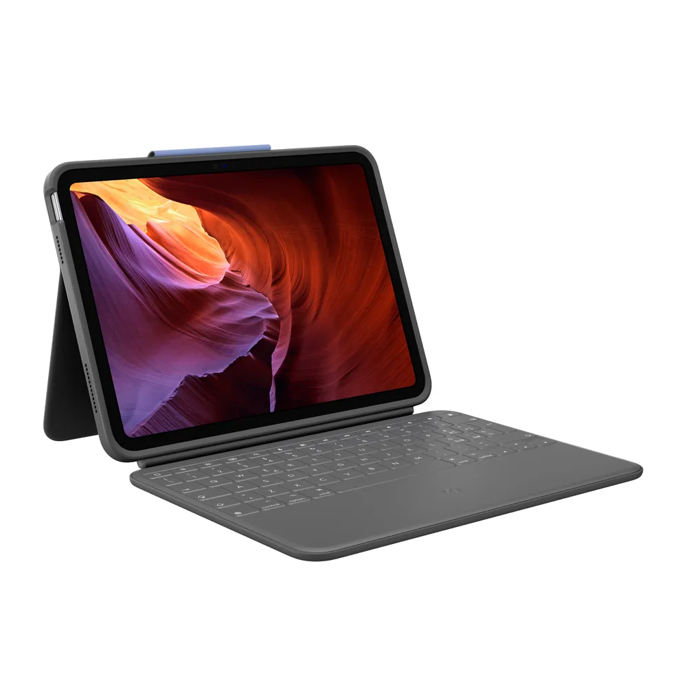 Logitech Rugged Folio | 920-011204 | Tastatur und Foliohülle - Apple Smart connector