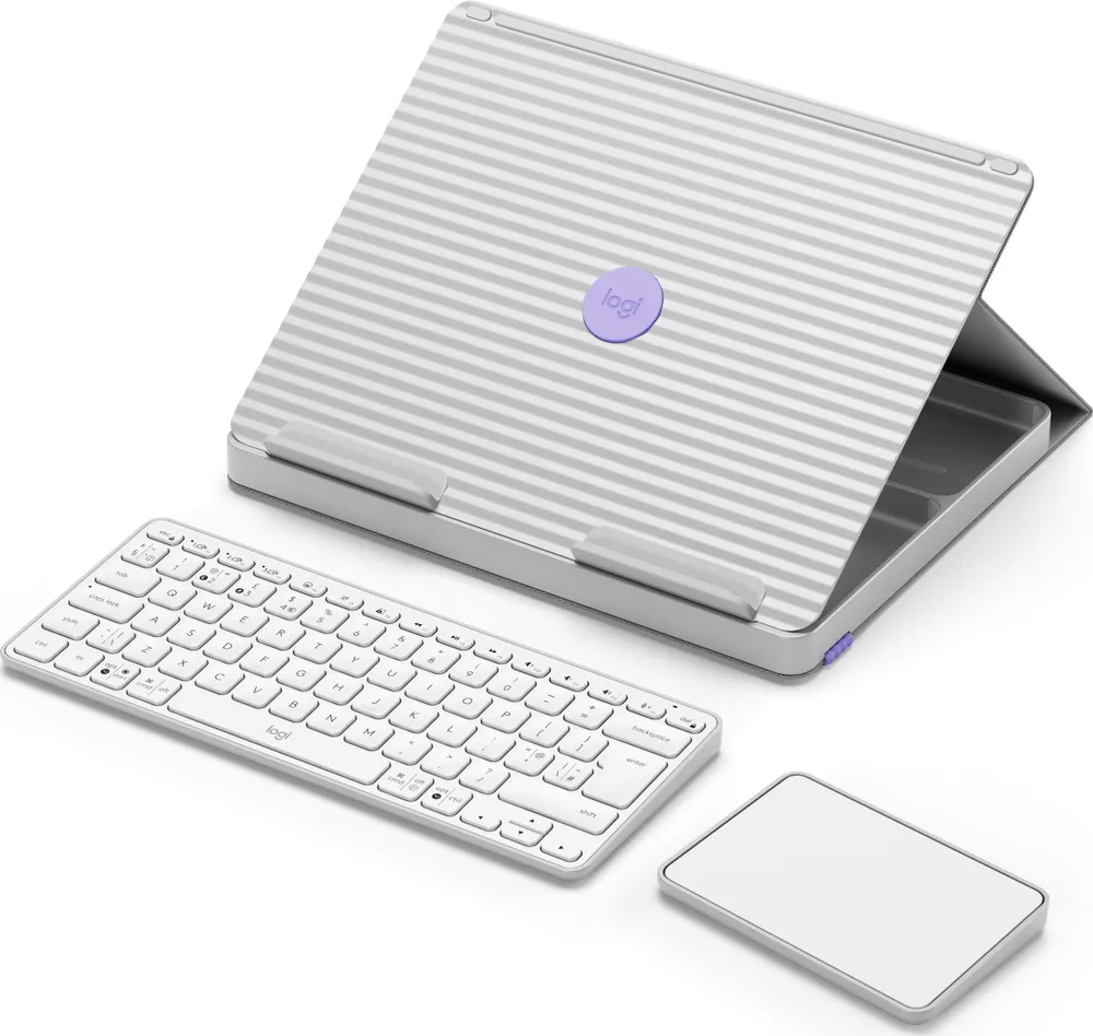 Logitech Casa Pop-Up Desk | 920-011241 | Tastatur- und Touchpad-Set