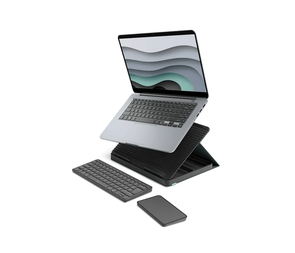 Logitech Casa Pop-Up Desk | 920-011245 | Tastatur- und Touchpad-Set