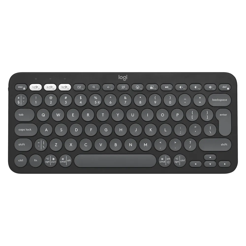 Logitech Pebble Keys 2 K380S (Eng. Int., Kabellos)