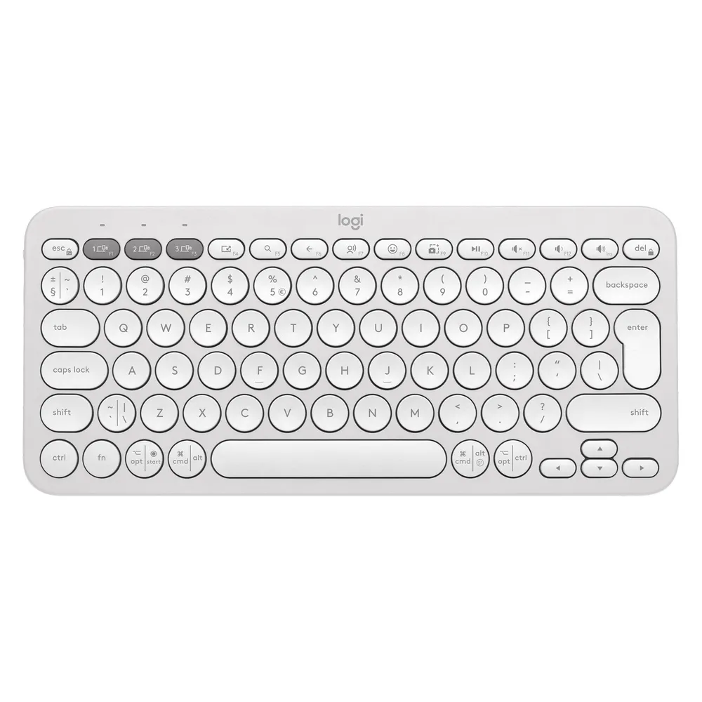 Logitech Pebble Keys 2 K380S (Eng. Int., Kabellos)