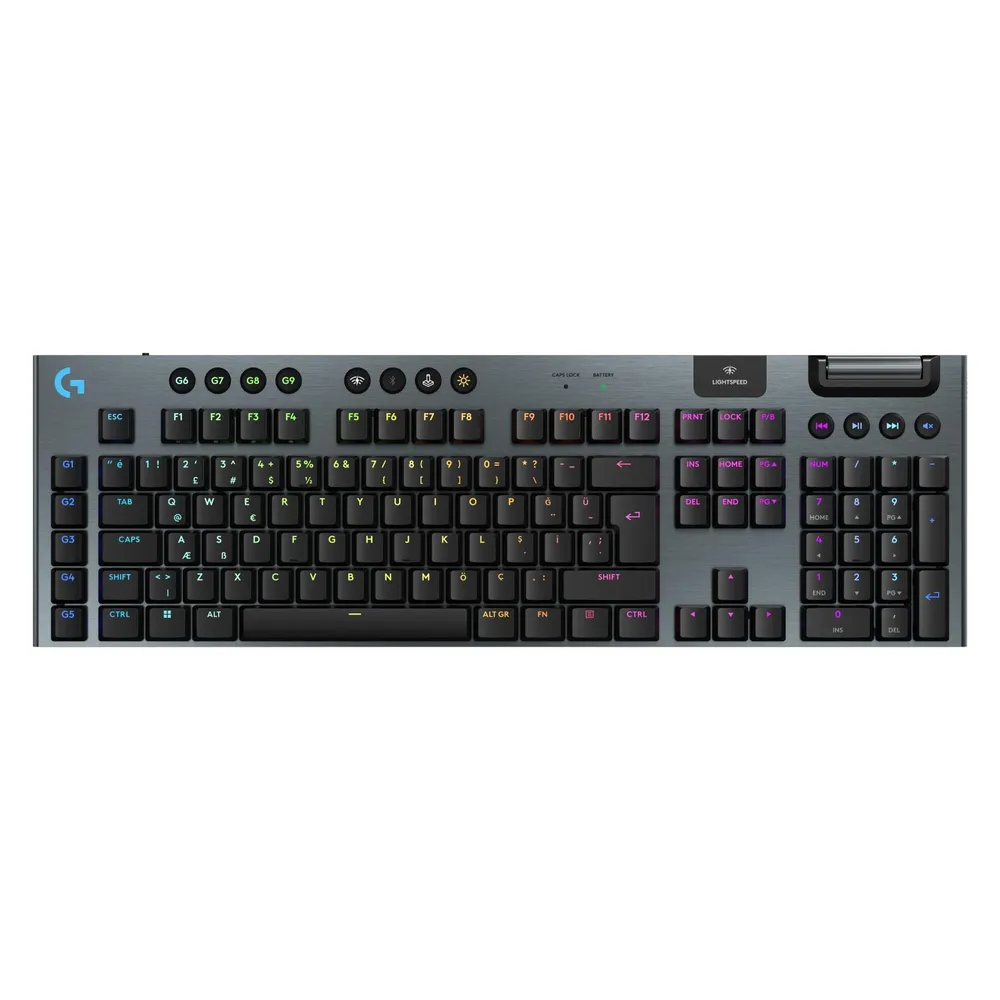 Logitech G915 X Lightspeed (US, Kabelgebunden, Kabellos)