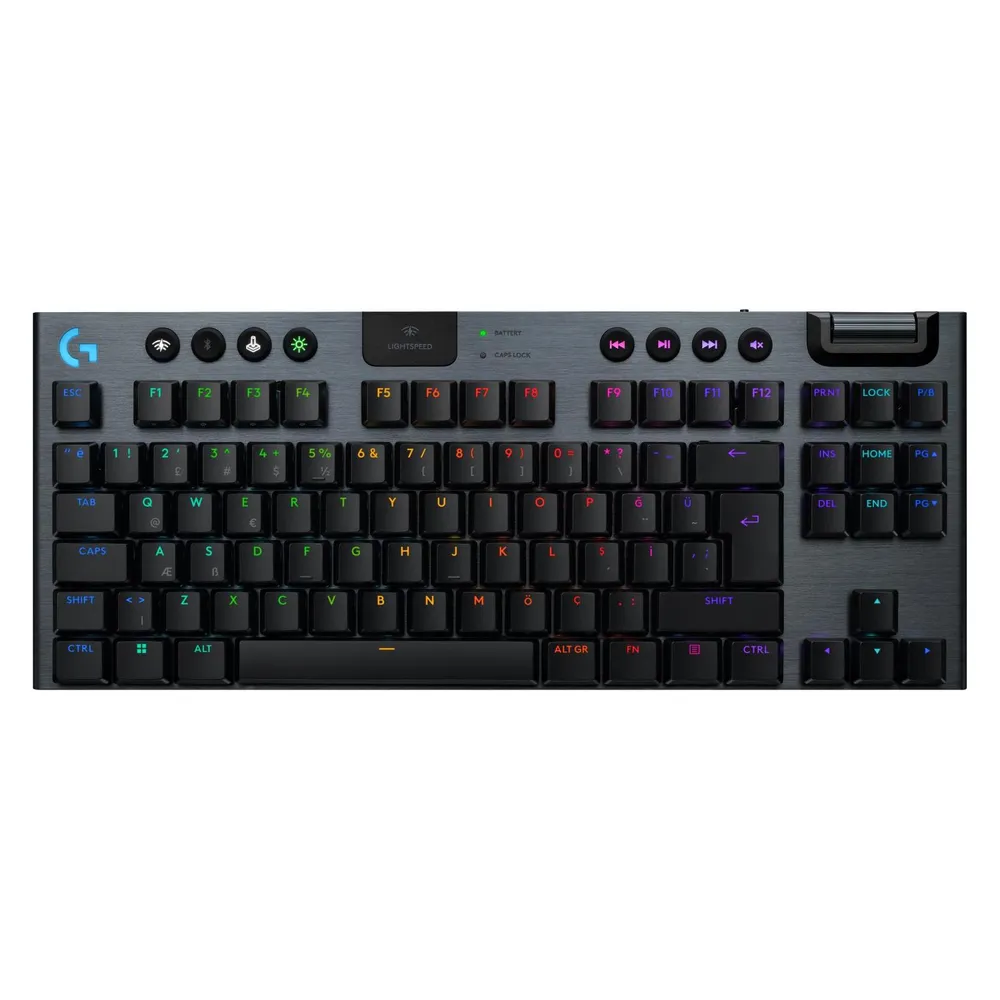 Logitech G915 X Lightspeed Tkl Wrls G Kb (Eng. Int., Kabelgebunden, Kabellos)