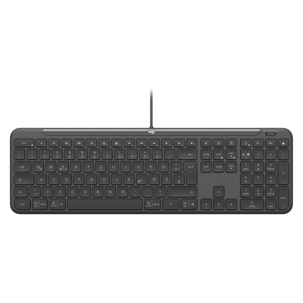 Logitech Wired Kb K620 For Business (DE, Kabelgebunden)