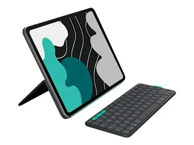 Logitech Flip Folio | 920-013385 | Tastatur und Foliohülle - full size