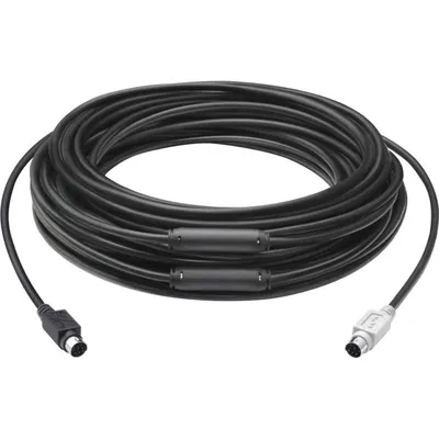 PS/2-Kabel Logitech 939-001490 15 m 6-p Mini-DIN Schwarz