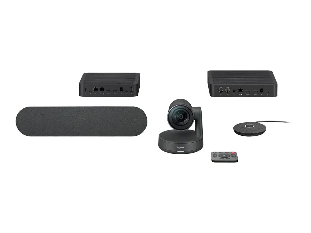 Logitech Rally Kit, Schwarz, Kabelgebunden, 3840 x 2160 (4K UHD)