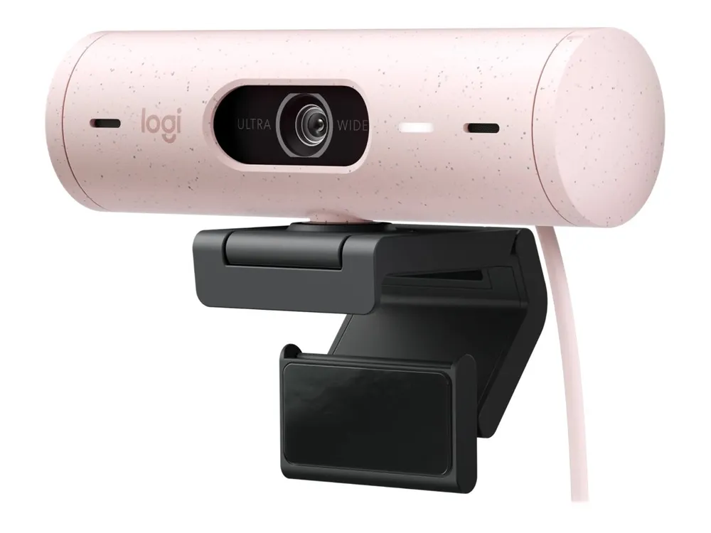 Logitech BRIO 500 Webcam, Rosa, USB-C, 1920 x 1080 (Full HD)