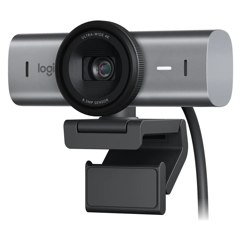 Logitech MX Brio 4K Webcam, Grafit, USB-C, 3840 x 2160