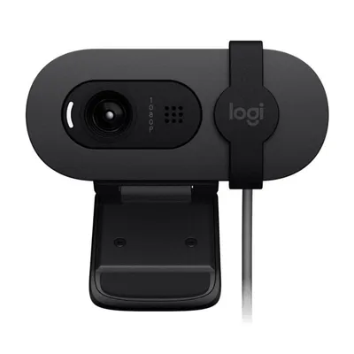 Logitech Brio 105 Webcam Full HD 1080p RightLight 2 Omnidirektionales USB-Mikrofon