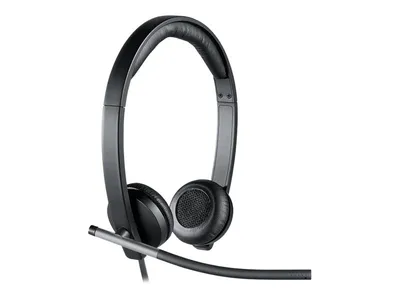 Logitech Headset Stereo H650e, Schwarz, On-Ear, Kabelgebunden