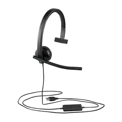 Logitech H570e Kopfhörer Kabelgebunden Kopfband Büro/Callcenter USB Typ-A Schwarz