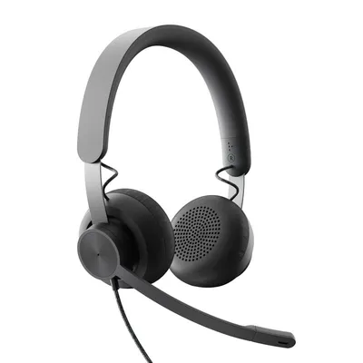 Logitech Zone Kopfhörer Kabelgebunden Kopfband Anrufe/Musik USB Typ-C Graphit (981-000875)