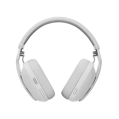 Logitech Zone Vibe Wireless MS kabellose Bluetooth Kopfhörer für Anrufe und Musik weiß