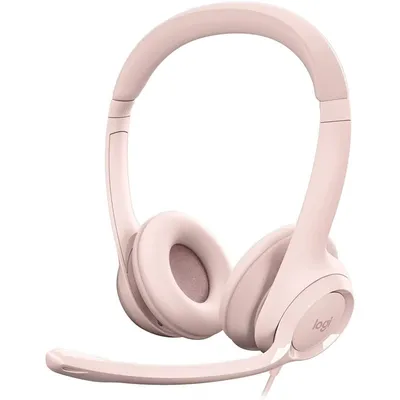 Logitech H390 Kopfhörer Kabelgebunden Kopfband Büro/Callcenter USB Typ-A Pink