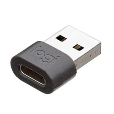 USB-C auf USB-A Adapter Logitech 989-000982 Graphit