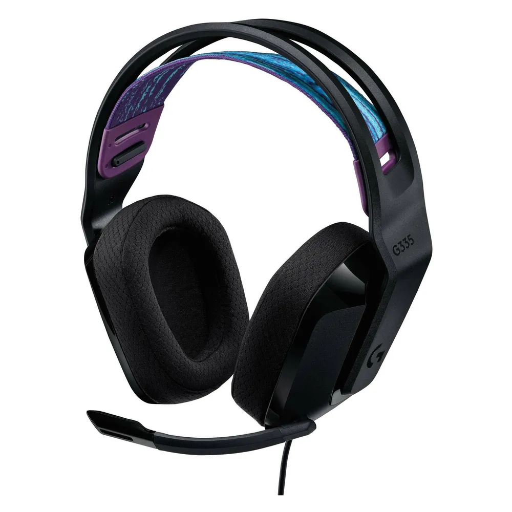 G335 schwarz Gaming-Headset