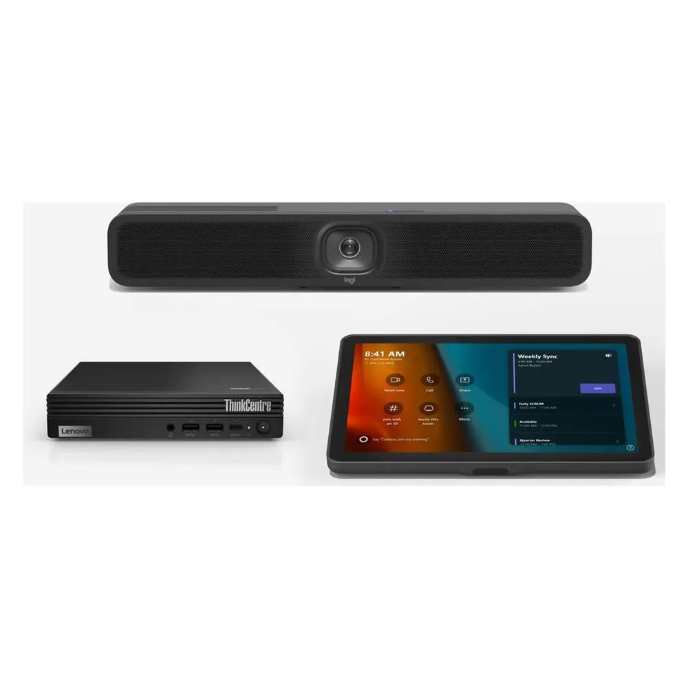 Konferenzsystem Logitech TAPMUP2MSTENT HDMI USB Lautsprecher Kleinraum Graphit