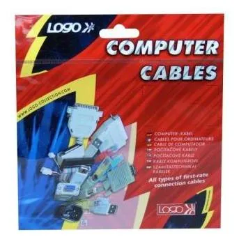 Logo Audio Adapter, Jack-Stecker (3.5mm) - Stecker (6,3 mm) weiblich, Stereo, schwarz