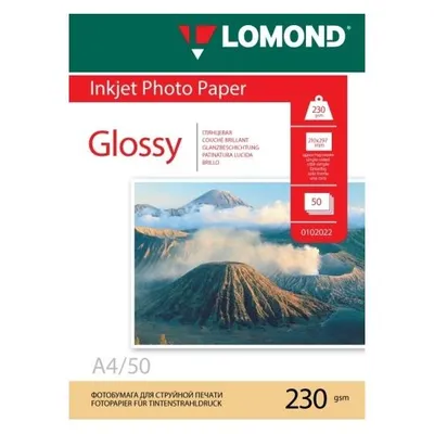 Lomond Photo Inkjet Paper Glossy 230 g/m2 10x15, 500 sheets