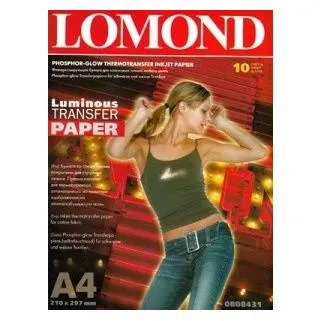 Lomond Thermotransfer Inkjet Paper A4, 10 sheets, Fluorescent