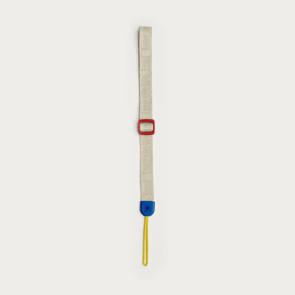 Long Weekend Kameragurt, Creme Multicolor
