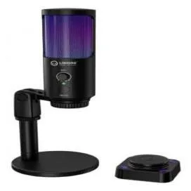 Mikrofon Lorgar SMP40 USB cardioid mit RGB-Beleuchtung und Ständer