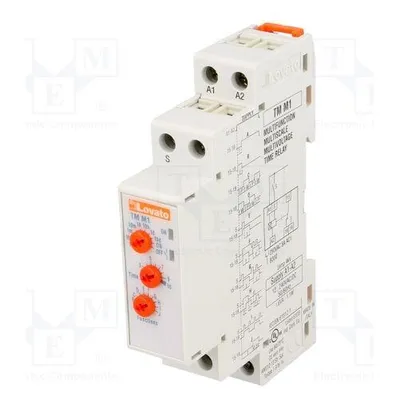 Lovato Zeitrelais 1P Verzögerung programmierbar multifunktional 0,1s - 10 Tage 8A 12 - 240V