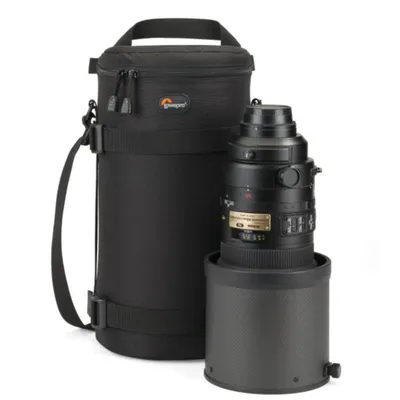 Objektivtasche Lowepro Lens Case 13x32 Schwarz gepolstert Universal
