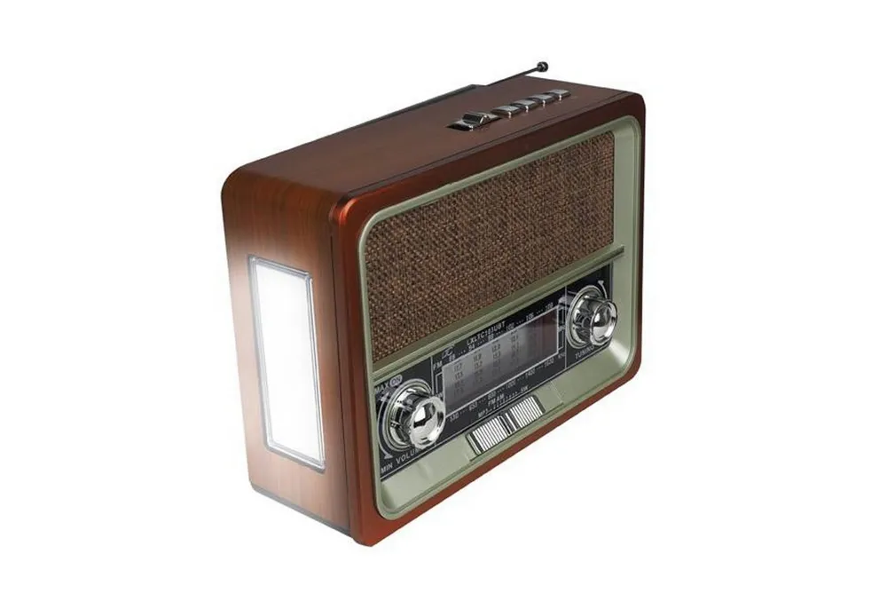 LTC LXLTC103UBT Retro-Radio (Tragbares Retro-Radio mit USB-Solarpanel Netta)