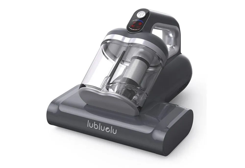 lubluelu Matratzenreinigungsgerät CM210 Kabelloser Milbenstaubsauger mit UV-C-Licht 15Kpa, 170 W, beutellos, mit USB-C Ladefunktion / Handstaubsauger für Matratzen, Betten,Sofa