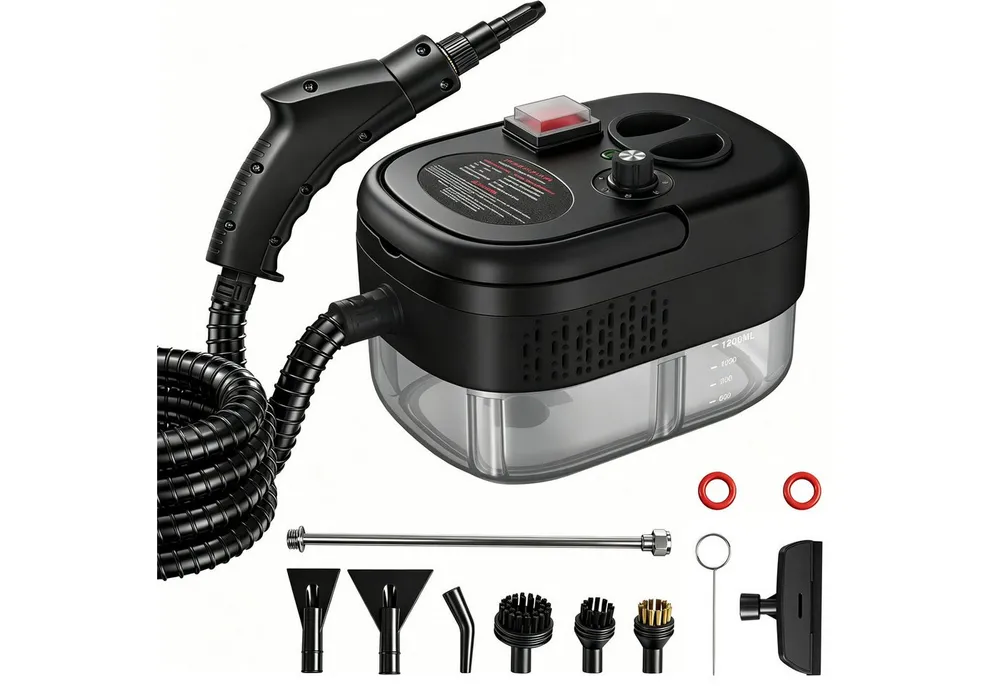 Luckice Dampfreiniger 2500-W Serie Handdampfreiniger, tragbarer Reiniger, Küchenreiniger, geeignet für Böden, Fenster und Küchen.