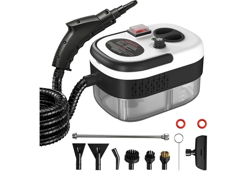 Luckice Dampfreiniger 2500-W Serie Handdampfreiniger, tragbarer Reiniger, Küchenreiniger, geeignet für Böden, Fenster und Küchen.