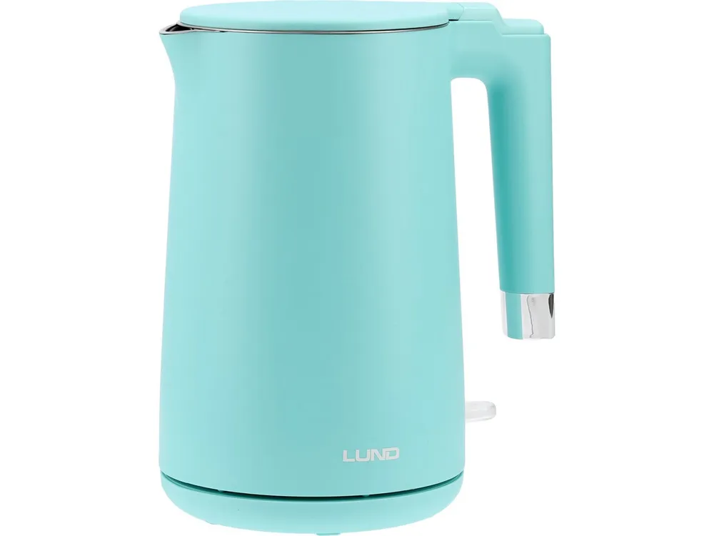 Lund Reise-Wasserkocher Wasserkocher 1,5 l, 2200W COOL-TOUCH, türkis, 2200 W