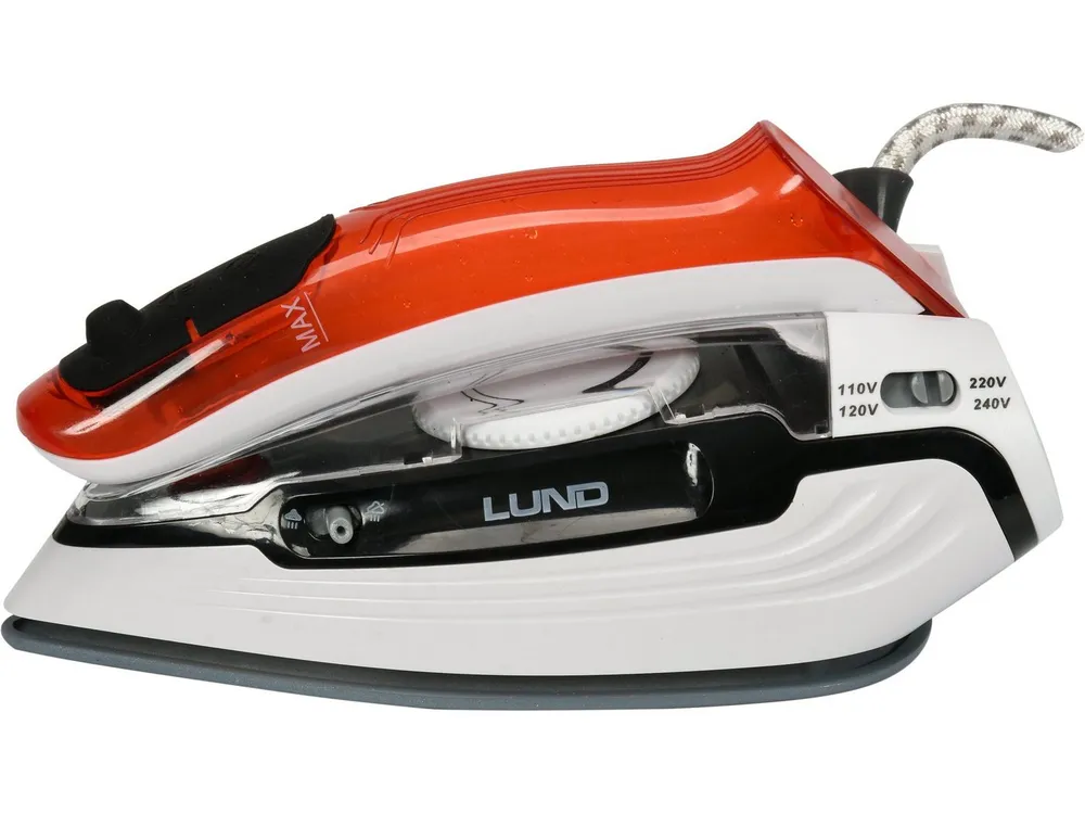 Lund Reisebügeleisen ŻELAZKO TURYSTYCZNE 1100W, 1100 W, Reisebügeleisen mit klappbarem Griff, 1100W, 110-120V / 220-240V