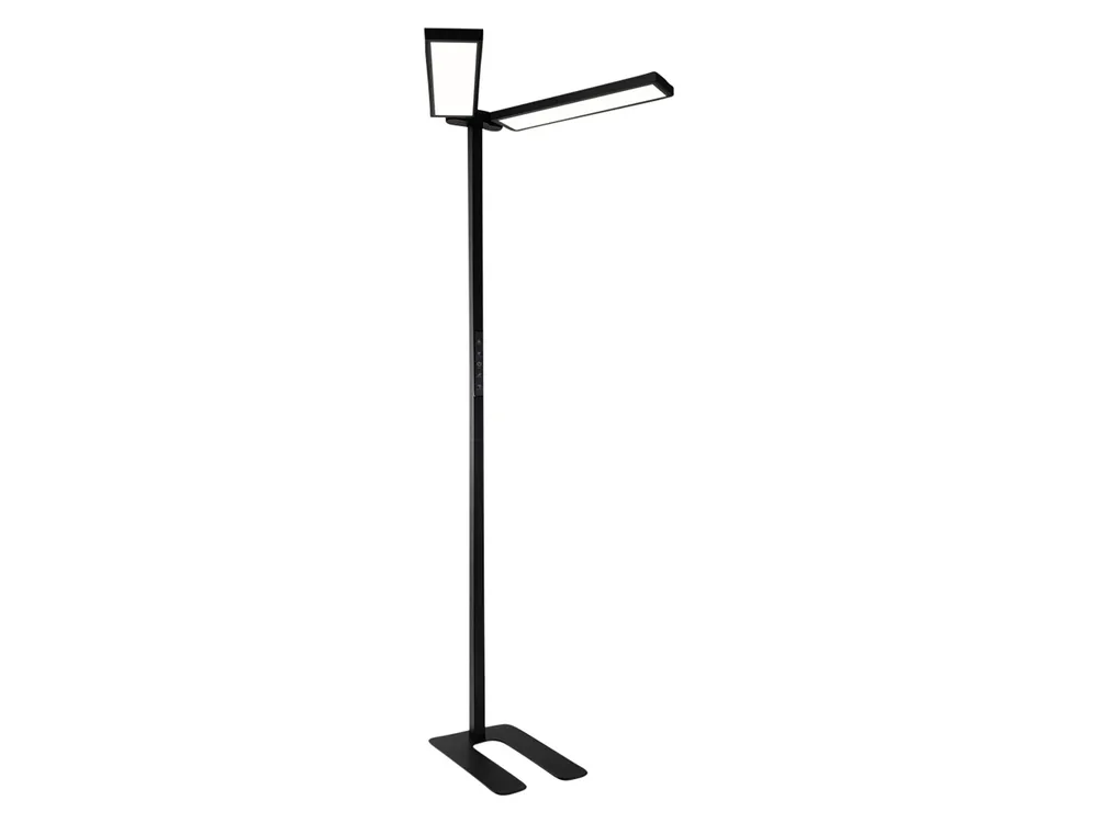 LUXULA LED-Büro-Stehleuchte, Up/Down, 120W, 4000K, EEK: F, 8500lm, IP20, dimmbar, schwarz