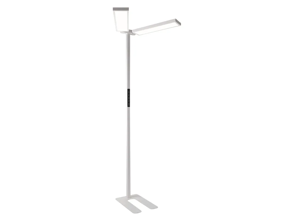 LUXULA LED-Büro-Stehleuchte, Up/Down, 120W, 4000K, EEK: F, 8500lm, IP20, dimmbar, weiß