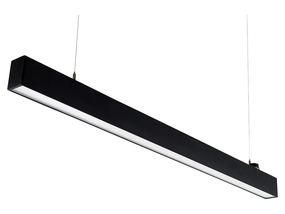 LUXULA LED-Büro-/Tresenleuchte, 30W, 3000/4000/6500K, EEK: E, 3600lm, IP20, schwarz