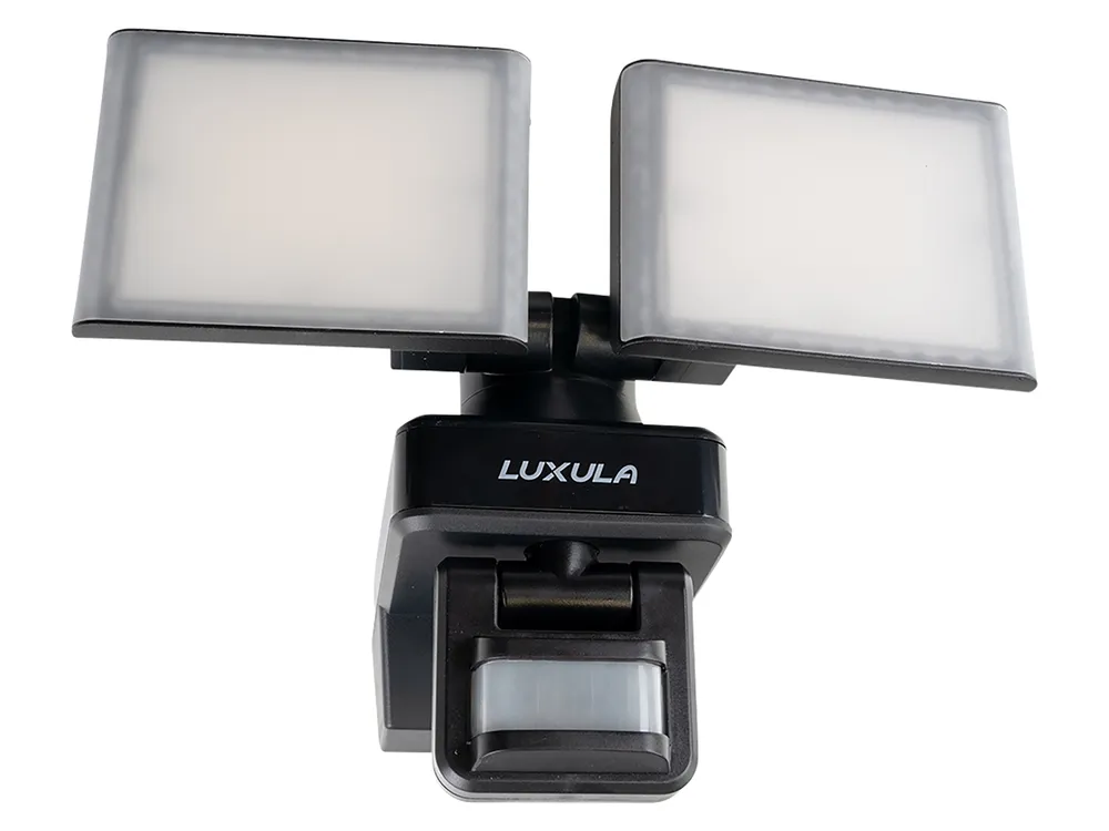 LUXULA LED-Fluter LX400192, mit BM, 2-köpfig, 2x 15 W, 3200 lm, 4000 K