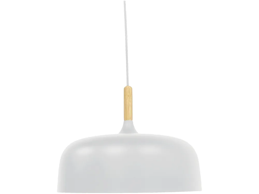 LUXULA LED-Hängeleuchte LX700173, E27-Fassung, IP20, Ø30 cm, weiß, rund